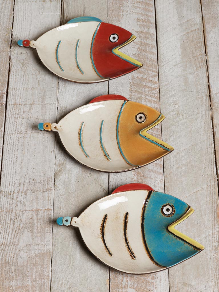 Set de 3 coupelles poissons